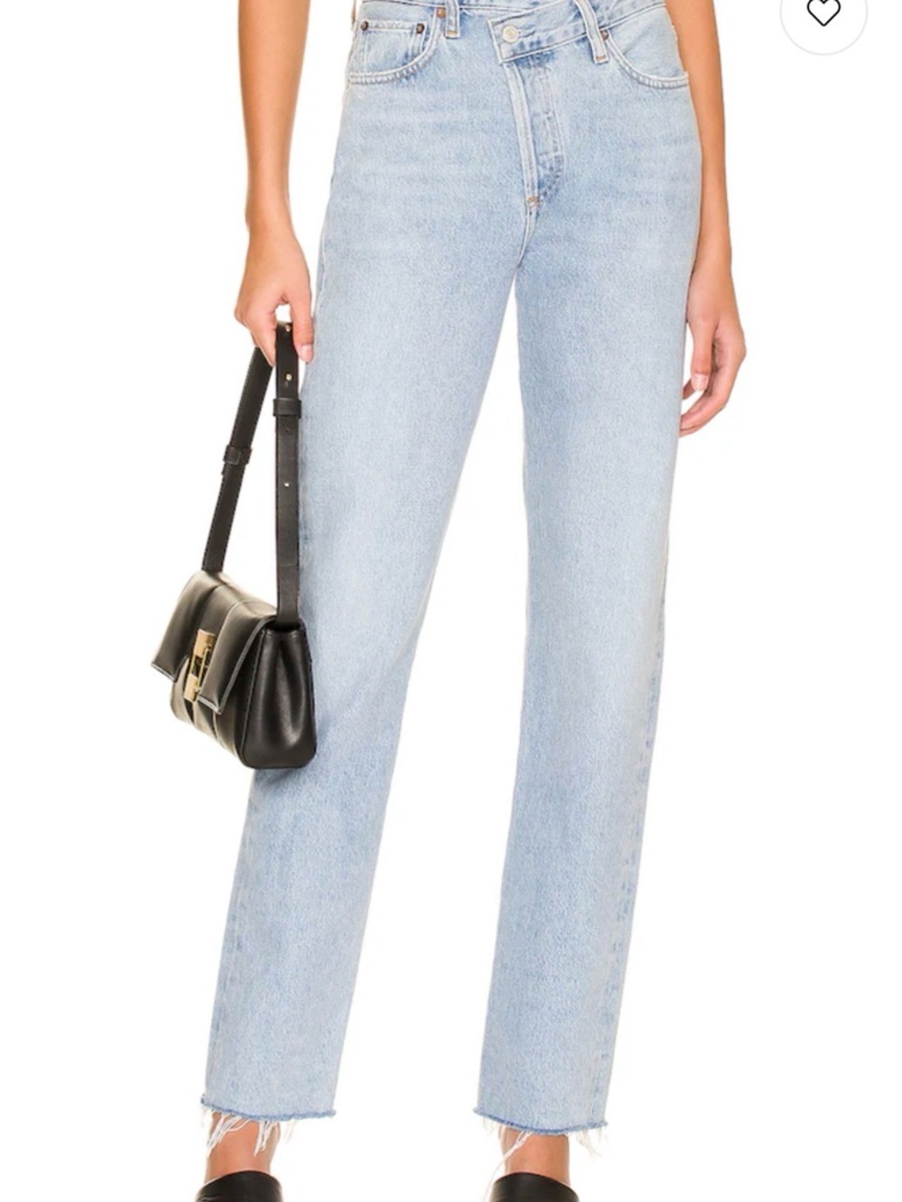 AGOLDE Criss Cross High Rise Straight Jeans in Dimension Size 29 90s
